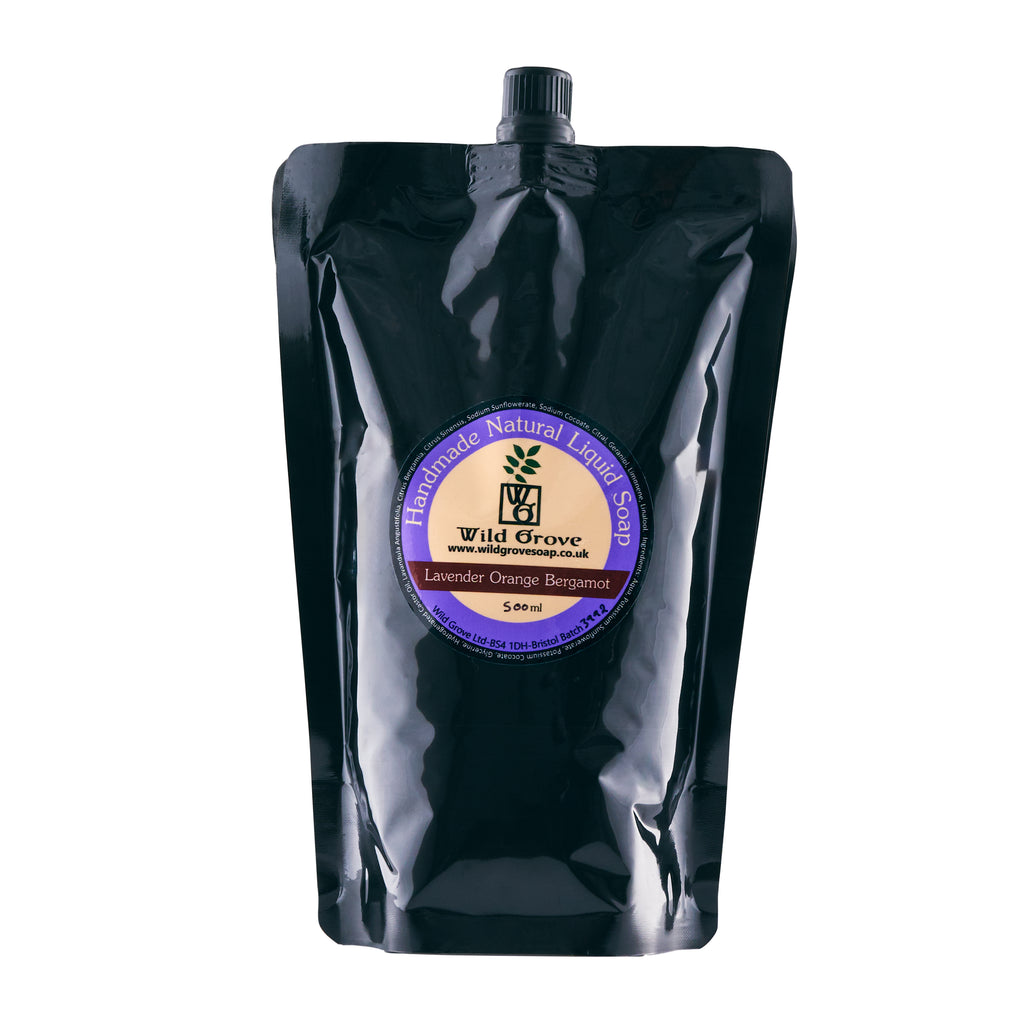Lavender Orange Bergamot Liquid Soap REFILL 500ml