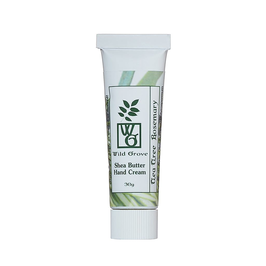 Shea Butter Hand Cream: Rosemary Tea Tree 30g - Wild Grove