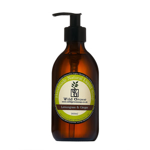 Lemongrass and Ginger Liquid Soap 300ml - Wild Grove