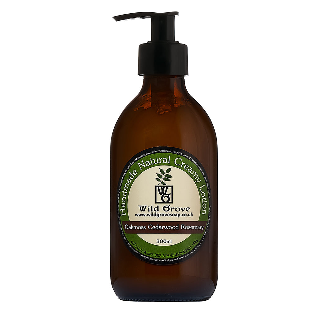 Oakmoss Cedarwood Rosemary Lotion - Wild Grove