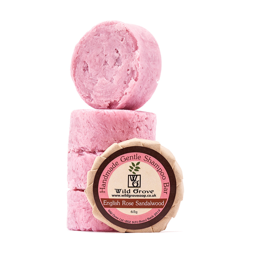 Shampoo Bar: English Rose & Sandalwood - Wild Grove